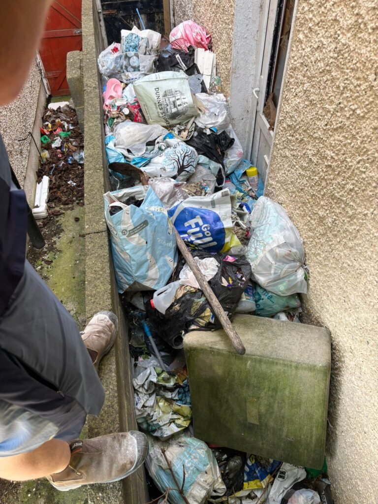 Old and unwanted furniture safely removed from a Dublin property