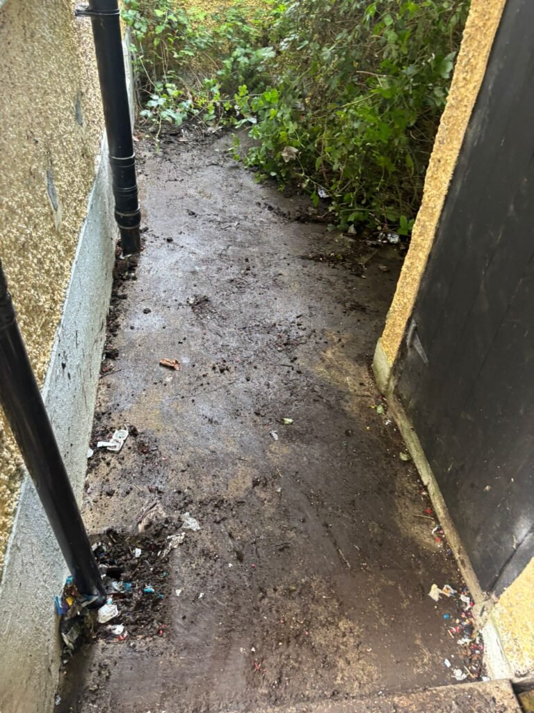 Cleared living room after professional junk removal service in Dublin